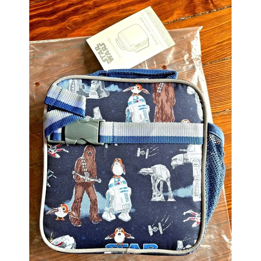 School Pottery Barn Disney LUNCH BOX BAG STAR WARS Solo Resistance grogu ,